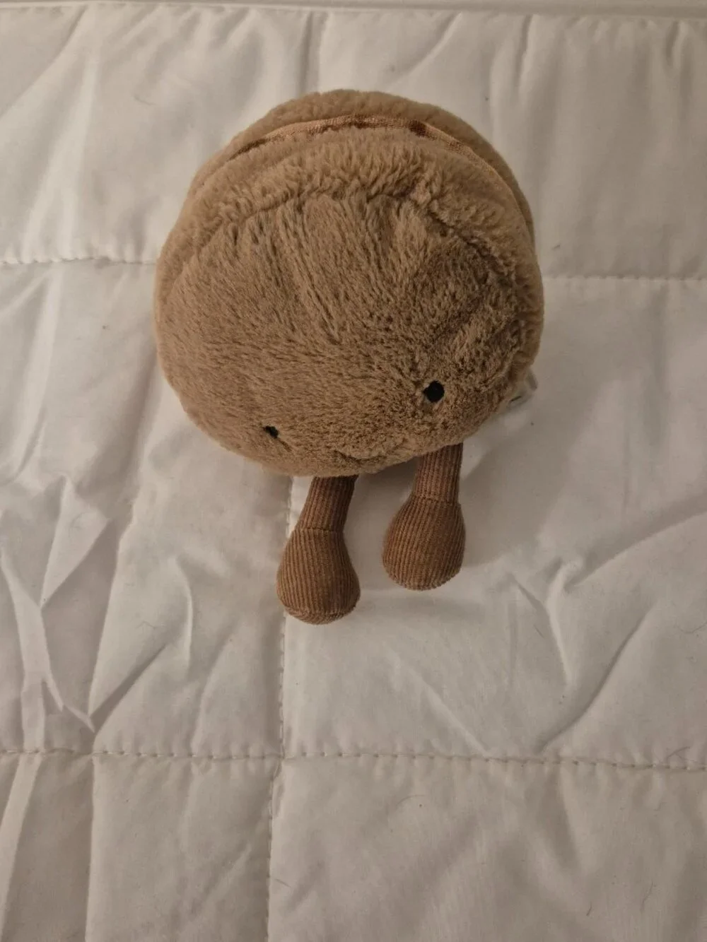 Jellycat Amuseable Macaron Chocolate Brown Plush Rare Retired NICE - Picture 2 of 5